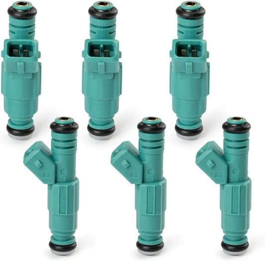 6Pcs Fuel Injector 0280155777 75QVE8 Fit For Holden Commodore VN Group A VG Ute VP VS VT VU VX VY 3.8L V6 & 5.0L V8